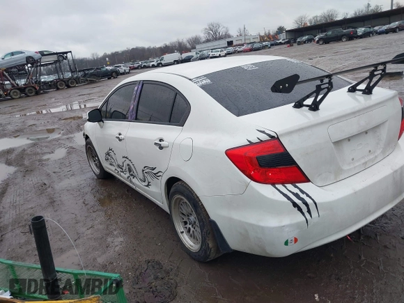 2012 Honda Civic EX-L with VIN 2HGFB2F95CH529693, listed as a IAAI auction lot 41160120 with 194,418 mi miles and . Bid and sale history available at DreamBid. Image 3.