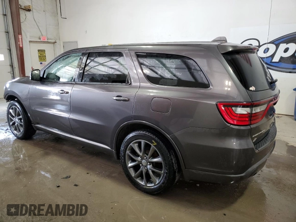 2018 Dodge Durango GT z VIN 1C4RDJDG5JC395365, wystawiony jako Copart lot #53322865 z przebiegiem 106 166 mil mil oraz Czysty tytuł • Clean title. Historia ofert i sprzedaży dostępna na DreamBid. Obrazek 2.