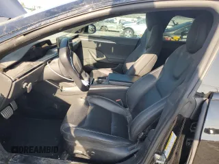 2022 Tesla Model S with VIN 5YJSA1E51NF482745, listed as a Copart auction lot 42562955 with 75,573 mi miles and Salvage Title. Bid and sale history available at DreamBid. Image 7.