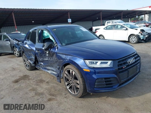 2019 Audi SQ5 Premium Plus z VIN WA1B4AFY7K2118533, wystawiony jako IAAI lot #41831763 z przebiegiem 66 432 mil mil oraz . Historia ofert i sprzedaży dostępna na DreamBid. Obrazek 1.