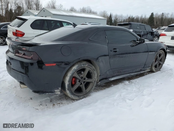 2014 Chevrolet Camaro LT with VIN 2G1FC1E37E9284517, listed as a Copart auction lot 47031515 with 136,630 mi miles and Salvage Title. Bid and sale history available at carsss.com. Image 3.