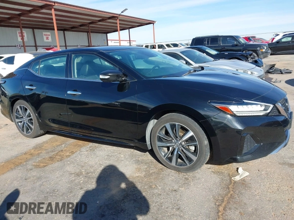 2022 Nissan Maxima SV with VIN 1N4AA6CV8NC502553, listed as a IAAI auction lot 41354940 with 57,786 mi miles and . Bid and sale history available at DreamBid. Image 13.