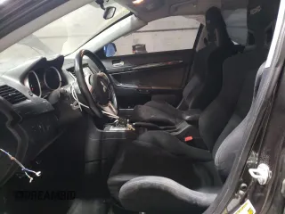 2014 Mitsubishi Lancer Evolution MR with VIN JA32W5FV4EU025232, listed as a Copart auction lot 89271835 with 85,902 mi miles and Salvage Title. Bid and sale history available at carsss.com. Image 7.