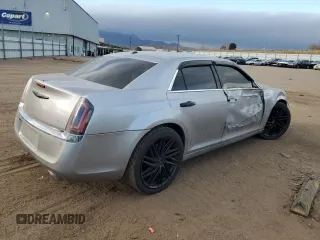 2014 Chrysler 300 C with VIN 2C3CCAKG9EH273708, listed as a Copart auction lot 89322805 with 161,506 mi miles and Salvage Title. Bid and sale history available at carsss.com. Image 3.