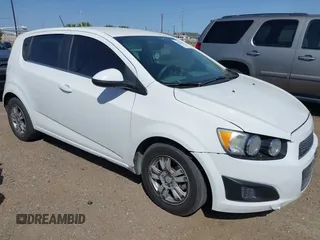 2016 Chevrolet Sonic LT with VIN 1G1JC6SH0G4161204, listed as a IAAI auction lot 41846697 with 115,795 mi miles. Bid and sale history available at carsss.com. Image 1.