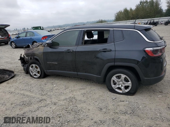 2022 Jeep Compass Sport with VIN 3C4NJCAB6NT112686, listed as a Copart auction lot 69308774 with Not Provided miles and Salvage Title. Bid and sale history available at carsss.com. Image 2.