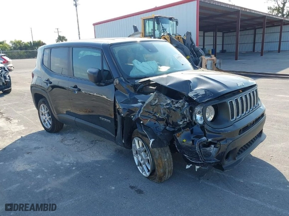 2023 Jeep Renegade Upland with VIN ZACNJDB13PPP66046, listed as a IAAI auction lot 41487563 with 32,282 mi miles. Bid and sale history available at carsss.com. Image 1.