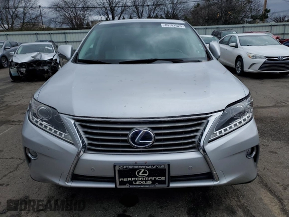 2013 Lexus RX with VIN JTJZB1BAXD2006974, listed as a Copart auction lot 49741525 with 154,651 mi miles and Salvage Title. Bid and sale history available at carsss.com. Image 5.