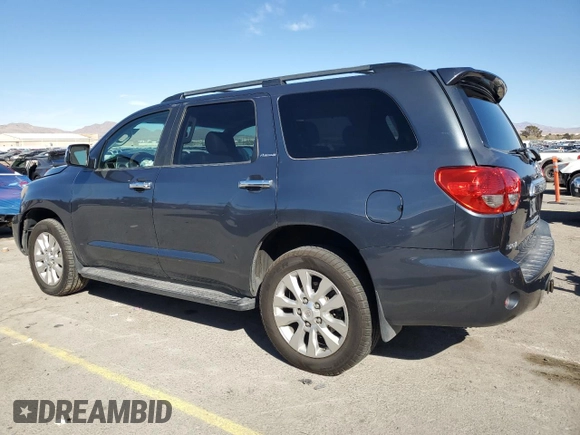2010 Toyota Sequoia Platinum with VIN 5TDDW5G18AS024010, listed as a Copart auction lot 46902635 with 242,343 mi miles and Salvage Title. Bid and sale history available at carsss.com. Image 2.