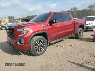2021 GMC Sierra 1500 AT4 with VIN 1GTP9EEL5MZ452578, listed as a Copart auction lot 56718755 with 81,905 mi miles and Salvage title. Bid and sale history available at DreamBid. Image 1.