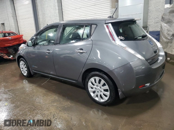 2017 Nissan LEAF S with VIN 1N4BZ0CP6HC308698, listed as a Copart auction lot 85581184 with 30,577 mi miles and Salvage Title. Bid and sale history available at carsss.com. Image 2.