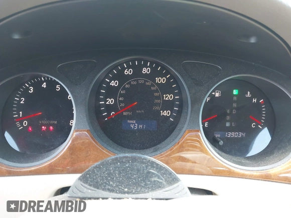 2005 Lexus ES 350 with VIN JTHBA30G455085289, listed as a IAAI auction lot 42048309 with 139,034 mi miles and . Bid and sale history available at DreamBid. Image 7.