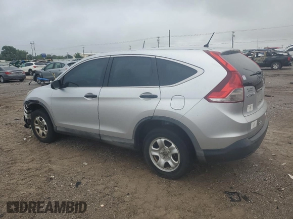 2013 Honda CR-V LX with VIN 2HKRM4H3XDH655552, listed as a Copart auction lot 57607065 with 159,871 mi miles and Salvage title. Bid and sale history available at DreamBid. Image 2.