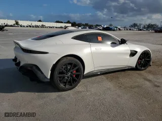 2019 Aston Martin Vantage with VIN SCFSMGAW9KGN01036, listed as a Copart auction lot 78204154 with 0 mi miles and Salvage Title. Bid and sale history available at carsss.com. Image 3.