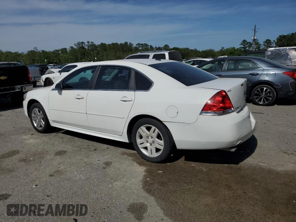 2014 Chevrolet Impala LT with VIN 2G1WB5E34E1130145, listed as a Copart auction lot 53788955 with 162,429 mi miles and Salvage Title. Bid and sale history available at DreamBid. Image 2.