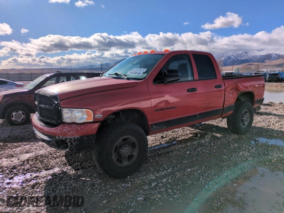 2003 Dodge 2500 ST with VIN 3D7KU28D13G782153, listed as a Copart auction lot 43834855 with 175,923 mi miles and Clean Title. Bid and sale history available at DreamBid. Image 1.