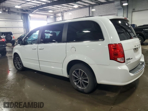 2017 Dodge Grand Caravan SXT with VIN 2C4RDGCG8HR746579, listed as a Copart auction lot 53310525 with 42,202 mi miles and Salvage Title. Bid and sale history available at DreamBid. Image 2.