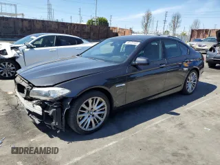 2012 BMW 5 Series 550i with VIN WBAFR9C53CDV58317, listed as a Copart auction lot 48125105 with 94,173 mi miles and Salvage Title. Bid and sale history available at carsss.com. Image 1.