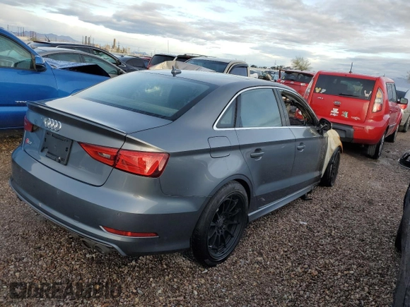 2015 Audi S3 z VIN WAUFFHFF9F1124920, wystawiony jako Copart lot #39576164 z przebiegiem Nie podano mil oraz Szkoda całkowita • Salvage title. Historia ofert i sprzedaży dostępna na DreamBid. Obrazek 3.