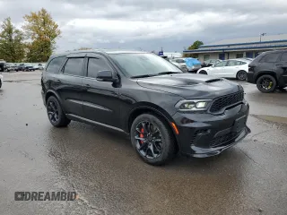 2023 Dodge Durango SRT Hellcat Premium with VIN 1C4SDJH9XPC634284, listed as a Copart auction lot 76056814 with 4,618 mi miles and Salvage Title. Bid and sale history available at DreamBid. Image 4.
