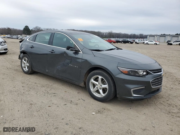 2017 Chevrolet Malibu LS with VIN 1G1ZB5ST1HF267784, listed as a Copart auction lot 44719045 with 98,630 mi miles and Clean Title. Bid and sale history available at carsss.com. Image 4.
