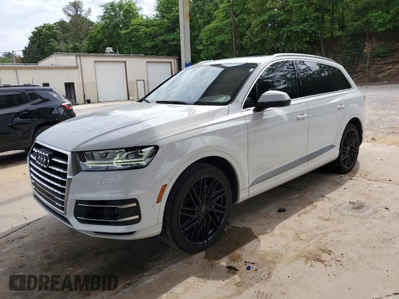 2017 Audi Q7 Premium Plus with VIN WA1LAAF71HD034774, listed as a Copart auction lot 55063835 with 114,481 mi miles and Clean Title. Bid and sale history available at DreamBid. Image 1.