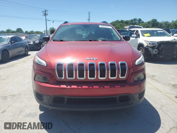 2015 Jeep Cherokee Sport с VIN 1C4PJLABXFW656788, выставлен на аукционе Copart как лот 58090415 с пробегом 120 473 миль миль и Чистый • Clean title. История ставок и продаж доступна на DreamBid. Изображение 5.
