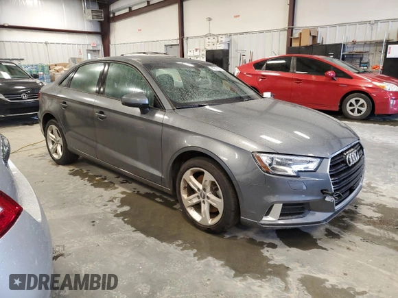 2018 Audi A3 Sedan Premium with VIN WAUAUGFF9J1048490, listed as a Copart auction lot 44219305 with 34,568 mi miles and Salvage Title. Bid and sale history available at carsss.com. Image 4.
