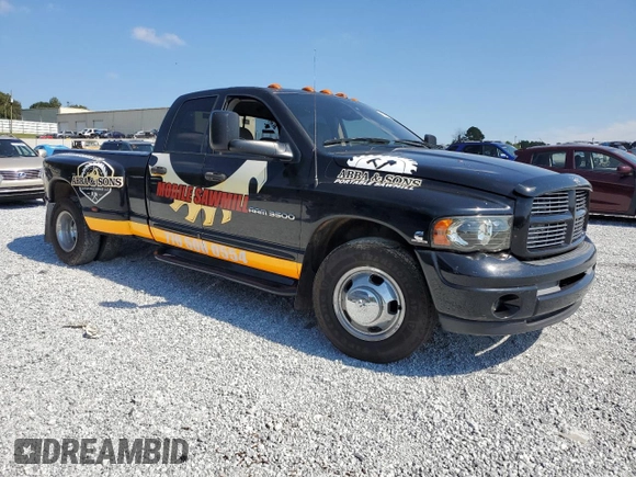 2005 Dodge 3500 SLT z VIN 3D7MR48C45G733822, wystawiony jako Copart lot #73659974 z przebiegiem 230 735 mil mil oraz Szkoda całkowita • Salvage title. Historia ofert i sprzedaży dostępna na DreamBid. Obrazek 4.
