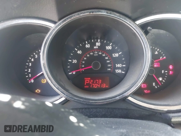 2011 Kia Sorento LX with VIN 5XYKT3A12BG031790, listed as a IAAI auction lot 42019848 with 170,413 mi miles. Bid and sale history available at carsss.com. Image 7.