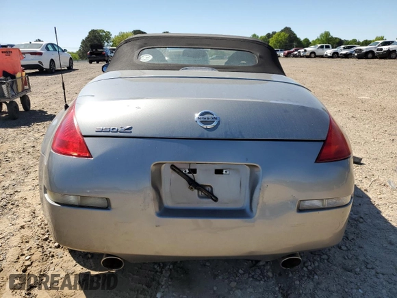 2004 Nissan 350Z Touring with VIN JN1AZ36A44M251374, listed as a Copart auction lot 53182045 with 100,255 mi miles and Salvage Title. Bid and sale history available at DreamBid. Image 6.