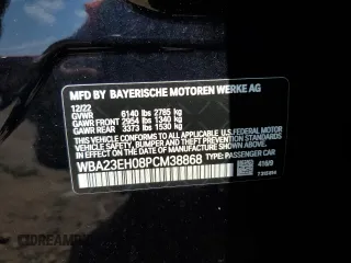 2023 BMW 7 Series 740i z VIN WBA23EH08PCM38868, wystawiony jako Copart lot #59627874 z przebiegiem 17 691 mil mil oraz Szkoda całkowita • Salvage title. Historia ofert i sprzedaży dostępna na DreamBid. Obrazek 12.