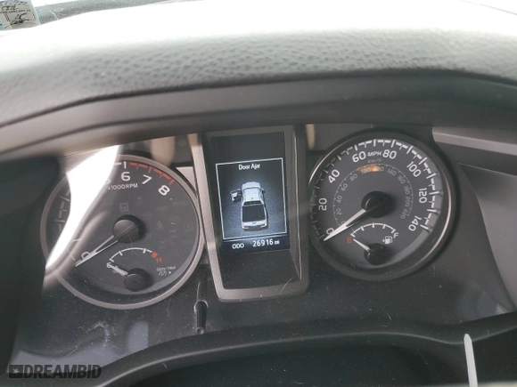 2023 Toyota Tacoma 4WD SR with VIN 3TMCZ5AN0PM582974, listed as a Copart auction lot 48390905 with 26,916 mi miles and Salvage Title. Bid and sale history available at carsss.com. Image 9.