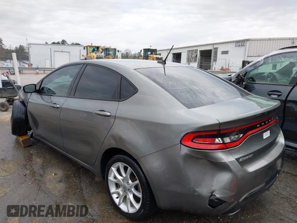 2013 Dodge Dart SXT with VIN 1C3CDFBAXDD288185, listed as a IAAI auction lot 41844872 with 153,339 mi miles. Bid and sale history available at carsss.com. Image 3.