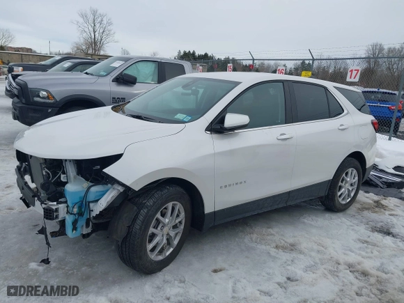 2022 Chevrolet Equinox LT with VIN 3GNAXUEVXNL299977, listed as a IAAI auction lot 41628827 with 6,513 mi miles. Bid and sale history available at carsss.com. Image 15.