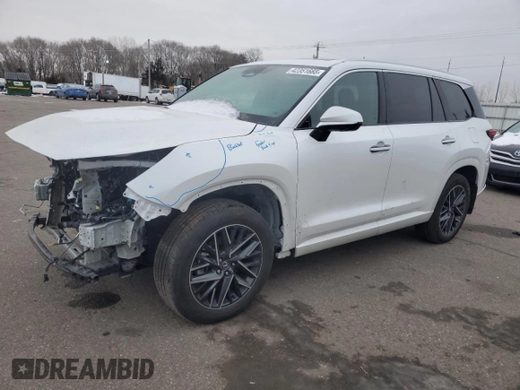 2024 Lexus TX with VIN 5TDAAAB65RS005892, listed as a Copart auction lot 42351665 with Not Provided miles and Salvage Title. Bid and sale history available at carsss.com. Image 1.