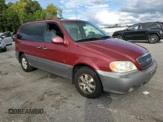 2005 Kia Sedona LX with VIN KNDUP131056614364, listed as a Copart auction lot 73935454 with 149,420 mi miles and Salvage Title. Bid and sale history available at carsss.com. Image 4.