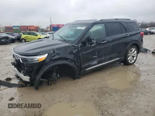 2022 Ford Explorer Platinum with VIN 1FM5K8HW9NNA06196, listed as a Copart auction lot 86145694 with Not Provided miles and Salvage Title. Bid and sale history available at carsss.com. Image 1.