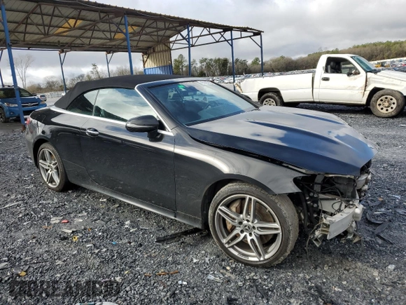 2018 Mercedes-Benz E-Class E 400 with VIN WDD1K6GB3JF062148, listed as a Copart auction lot 45142765 with 158,957 mi miles and Salvage Title. Bid and sale history available at carsss.com. Image 4.