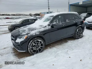 2017 Mercedes-Benz GLC with VIN WDC0G6EB6HF165787, listed as a Copart auction lot 41641635 with 108,347 mi miles and Salvage Title. Bid and sale history available at carsss.com. Image 1.