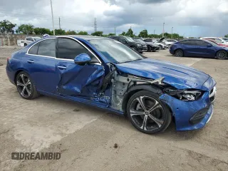 2023 Mercedes-Benz C 300 z VIN W1KAF4HB2PR150154, wystawiony jako Copart lot #59821124 z przebiegiem 15 823 mil mil oraz Szkoda całkowita • Salvage title. Historia ofert i sprzedaży dostępna na DreamBid. Obrazek 4.