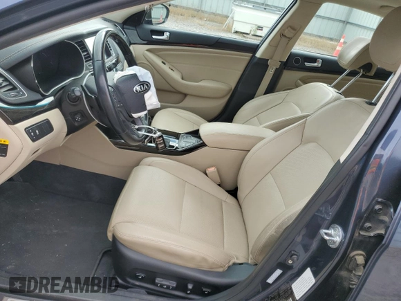 2014 Kia Cadenza Premium with VIN KNALN4D75E5139772, listed as a Copart auction lot 70265124 with 57,907 mi miles and Salvage Title. Bid and sale history available at carsss.com. Image 7.