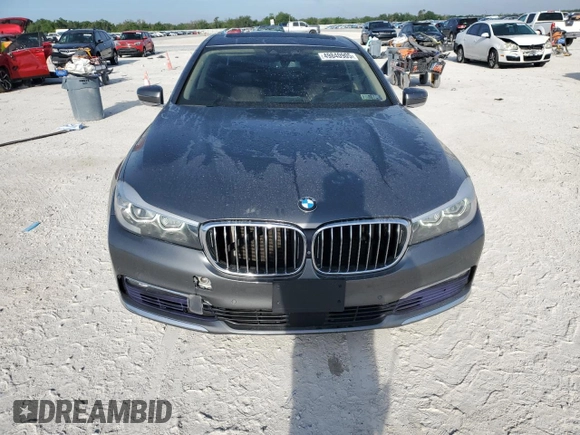 2017 BMW 7 Series 740i xDrive with VIN WBA7E4C31HGV23346, listed as a Copart auction lot 49840905 with 155,047 mi miles and Salvage Title. Bid and sale history available at carsss.com. Image 5.