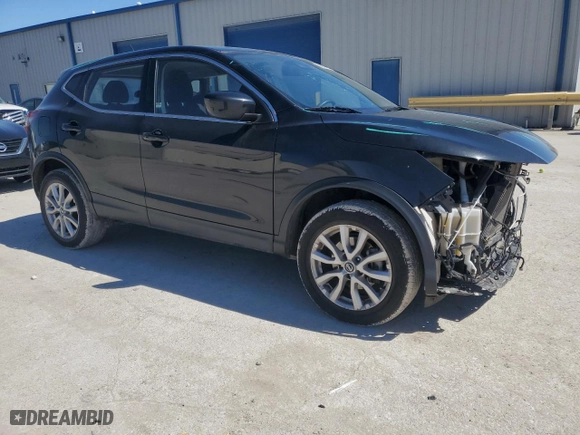 2022 Nissan Rogue Sport S with VIN JN1BJ1AV3NW581975, listed as a Copart auction lot 48054765 with 80,849 mi miles and Salvage Title. Bid and sale history available at carsss.com. Image 4.