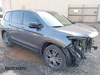 2020 Honda Passport EX-L with VIN 5FNYF7H56LB003629, listed as a IAAI auction lot 42450007 with 80,055 mi miles and . Bid and sale history available at DreamBid. Image 1.
