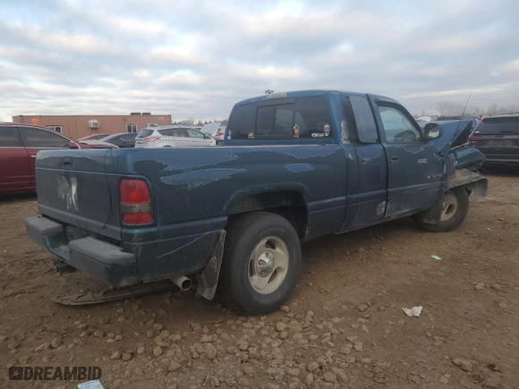 1998 Dodge Ram 1500 with VIN 3B7HC13Z6WG241172, listed as a Copart auction lot 82784324 with 0 mi miles and Salvage Title. Bid and sale history available at carsss.com. Image 3.
