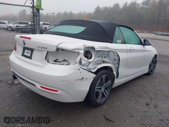 2017 BMW 2 Series with VIN WBA2M9C3XH7A47692, listed as a IAAI auction lot 42172525 with 69,504 mi miles and . Bid and sale history available at DreamBid. Image 4.