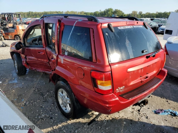 2003 Jeep Grand Cherokee Limited with VIN 1J8GW58N33C568751, listed as a Copart auction lot 71453464 with 277,216 mi miles and Salvage Title. Bid and sale history available at carsss.com. Image 2.