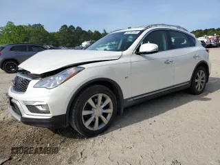 2017 Infiniti QX50 with VIN JN1BJ0RP9HM387662, listed as a Copart auction lot 54706155 with 127,258 mi miles and Salvage title. Bid and sale history available at DreamBid. Image 1.