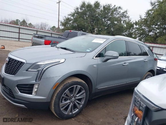 2025 Cadillac XT5 FWD Premium Luxury with VIN 1GYKNCRS6SZ119180, listed as a IAAI auction lot 41436645 with 3,407 mi miles. Bid and sale history available at carsss.com. Image 14.
